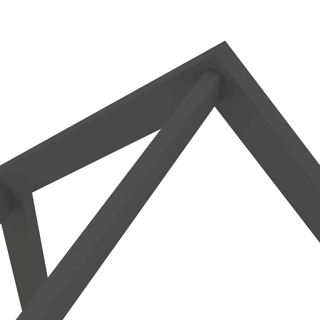 Kids Bed Frame | Dark Grey | Solid Pine Wood | 90x200 cm | Kids Bed Frame