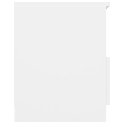 Bed Cabinet | Set of 2 | White | Engineered wood | Medium | Bed Cabinet