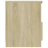 Bed Cabinet Sonoma Oak 40x40x50 cm Engineered Wood