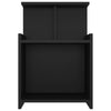 Bed Cabinet Black 40x35x60 cm Engineered Wood