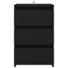 Bed Cabinets 2 pcs Black 40x35x62.5 cm Engineered Wood