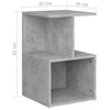 Bedside Cabinet Concrete Grey 35x35x55 cm Engineered Wood