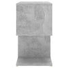 Bedside Cabinet Concrete Grey 50x30x51.5 cm Engineered Wood