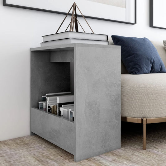 Side Table | Concrete Grey | Engineered Wood | Medium | Side Table