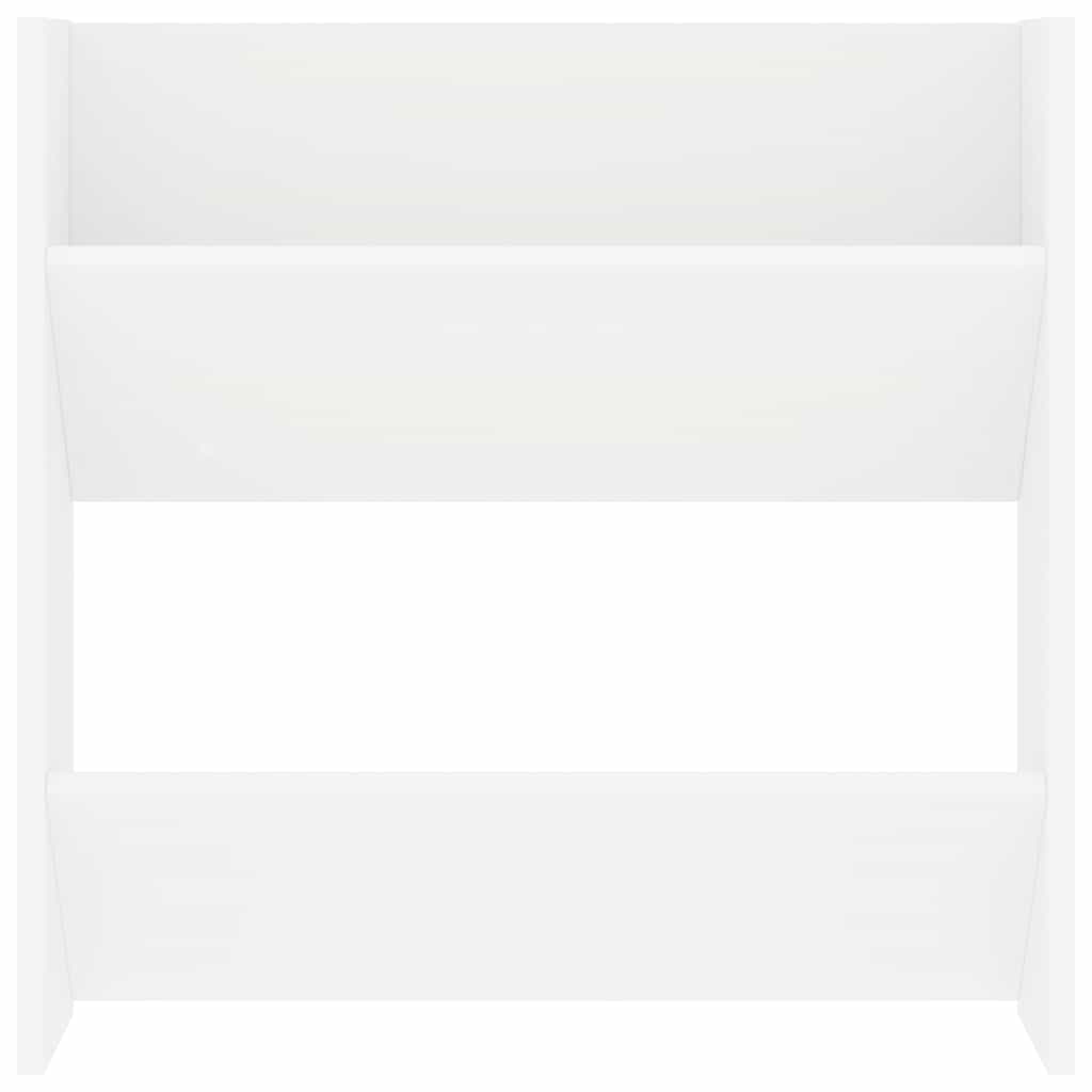 Wall Shoe Cabinets 4 pcs White 60x18x60 cm Engineered Wood