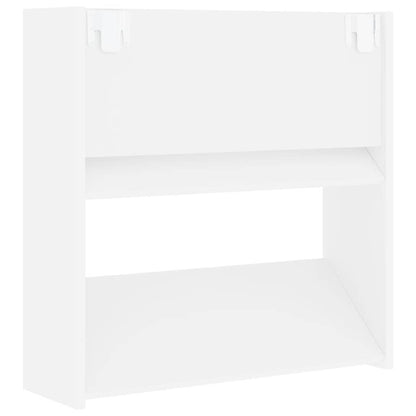 Wall Shoe Cabinets 4 pcs White 60x18x60 cm Engineered Wood
