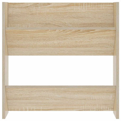 Wall Shoe Cabinets 2 pcs Sonoma Oak 60x18x60cm Engineered Wood