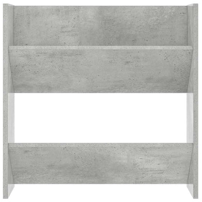 Wall Shoe Cabinet Concrete Grey 60x18x60 cm Engineered Wood