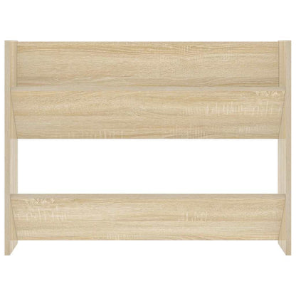 Wall Shoe Cabinets 2 pcs Sonoma Oak 80x18x60cm Engineered Wood
