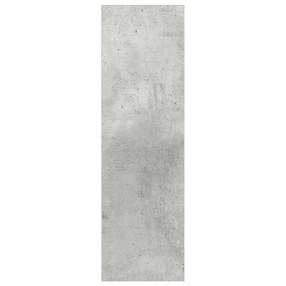 Wall Shoe Cabinets 2 pcs Concrete Grey 80x18x60 cm Engineered Wood