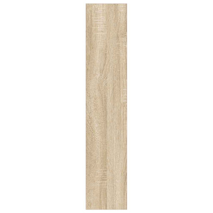 Wall Shoe Cabinet Sonoma Oak 60x18x90 cm Engineered Wood