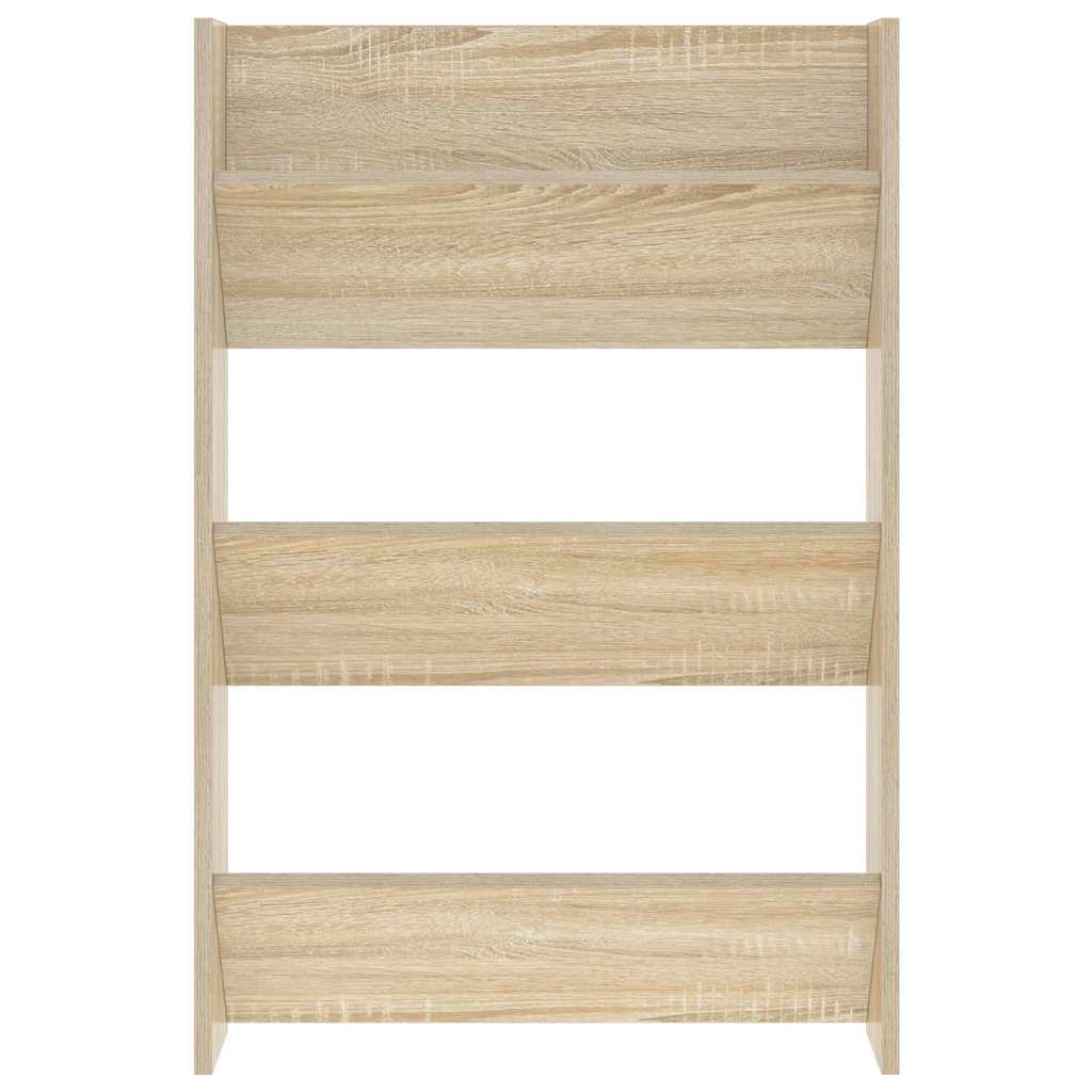Wall Shoe Cabinets 2 pcs  Sonoma Oak 60x18x90 cm Engineered Wood