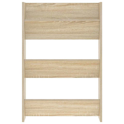 Wall Shoe Cabinets 2 pcs  Sonoma Oak 60x18x90 cm Engineered Wood