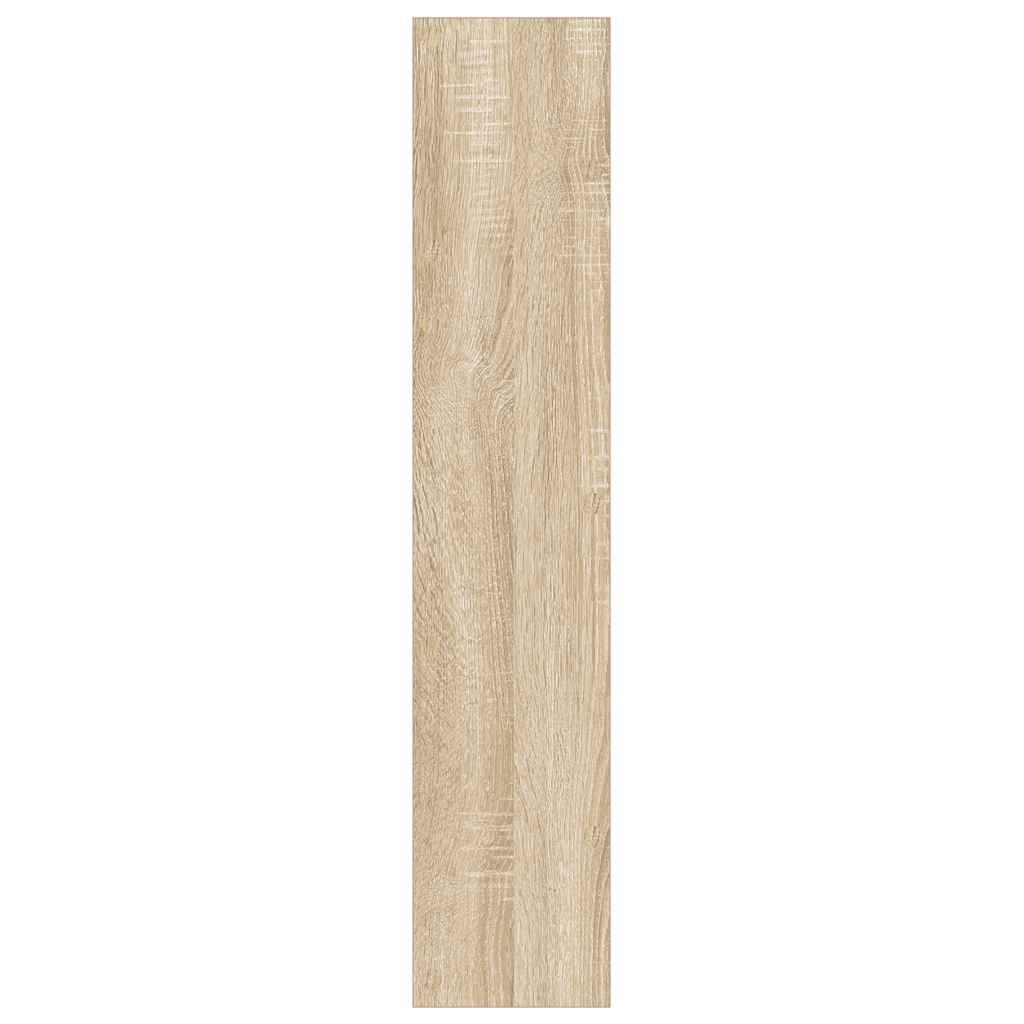 Wall Shoe Cabinets 2 pcs  Sonoma Oak 60x18x90 cm Engineered Wood