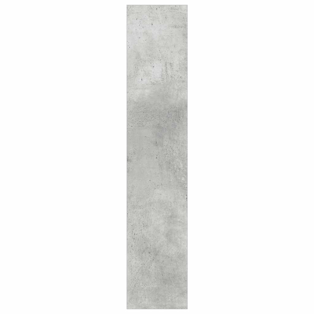 Wall Shoe Cabinet | Concrete grey | Engineered wood | Compact
