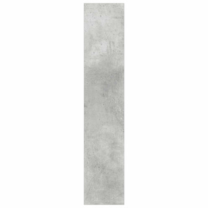 Wall Shoe Cabinet | Concrete grey | Engineered wood | Compact
