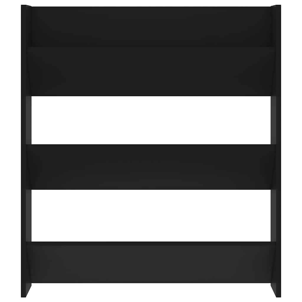 Wall Shoe Cabinet | Black | Engineered wood | Medium