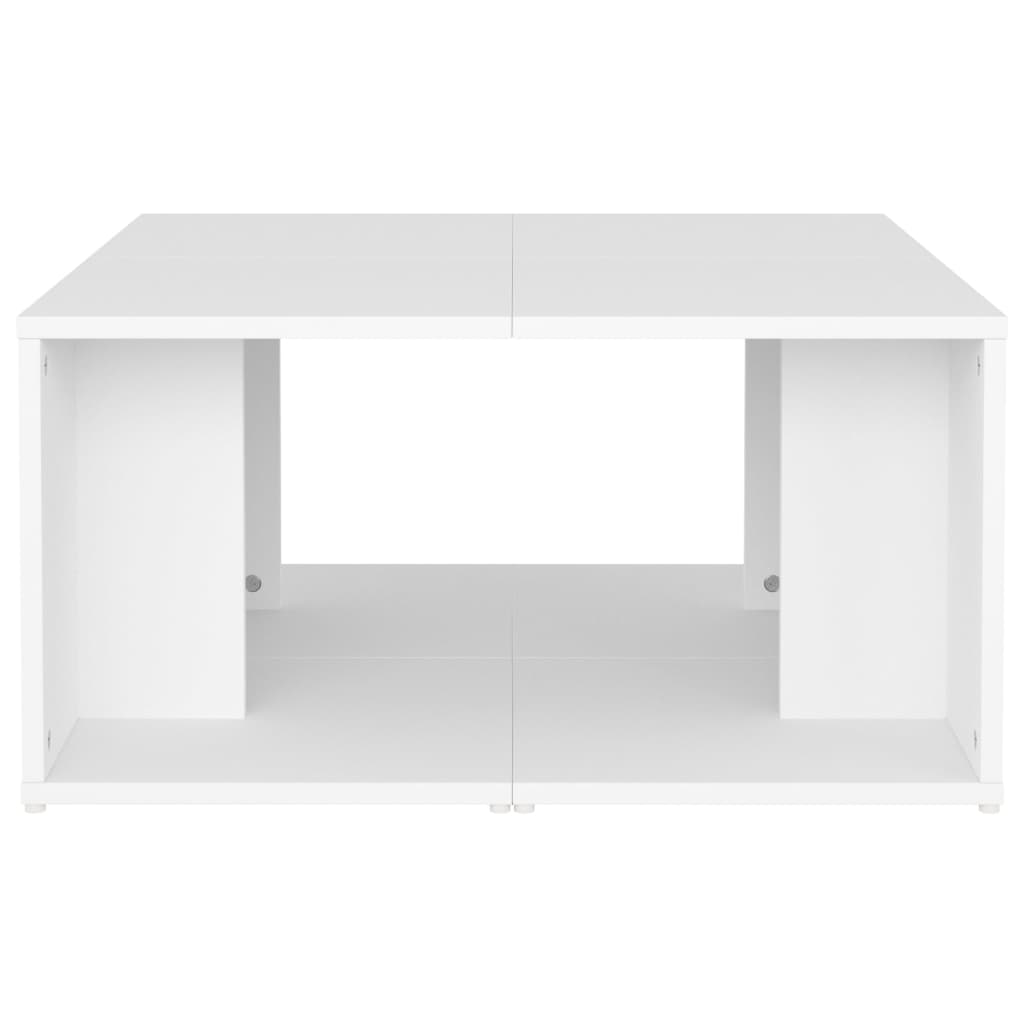 Coffee Tables 4 pcs White 33x33x33 cm Engineered Wood