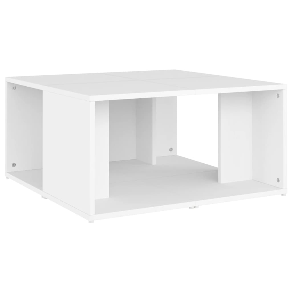 Coffee Tables 4 pcs White 33x33x33 cm Engineered Wood