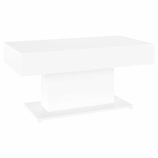 Coffee Table White 96x50x45 cm Engineered Wood