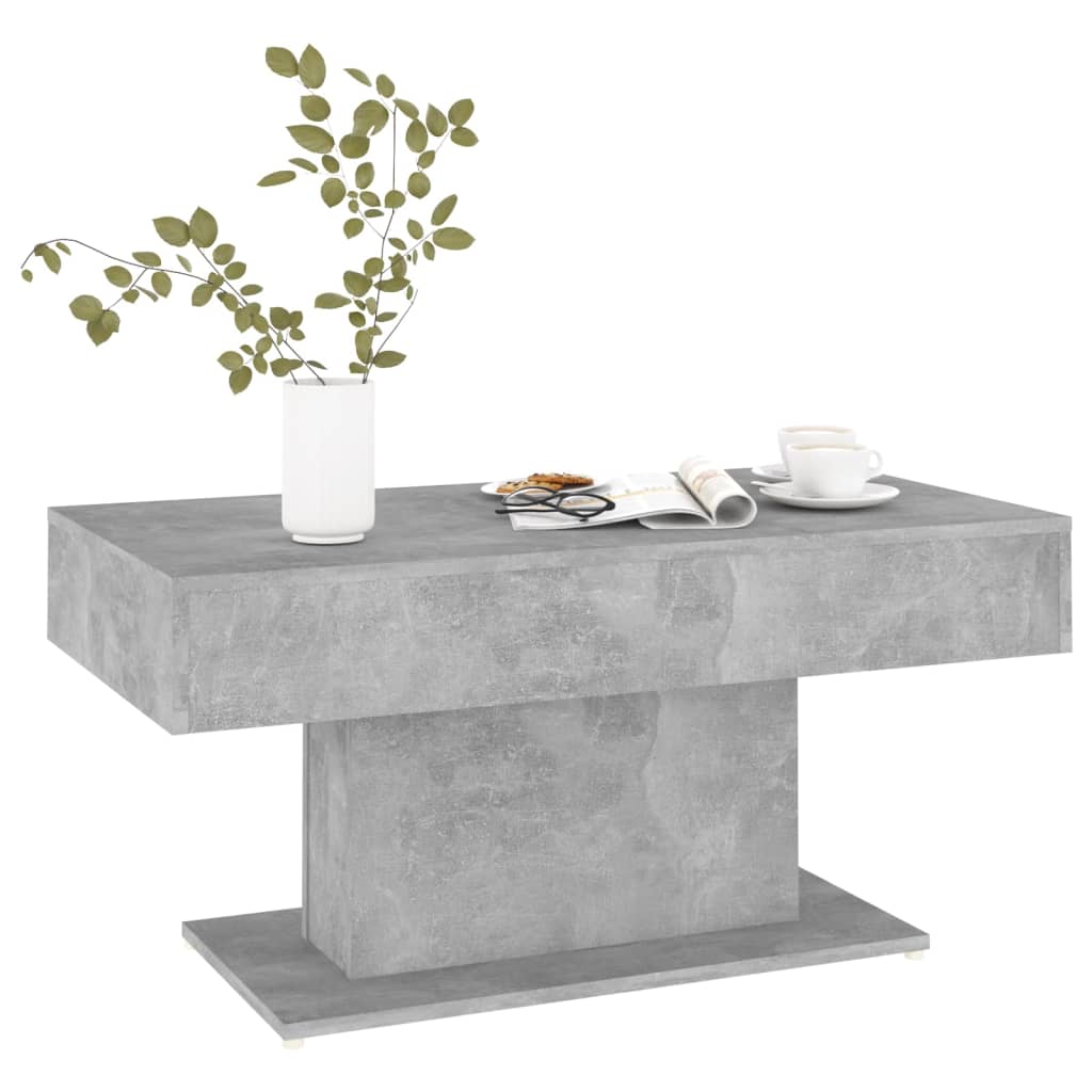 Coffee Table | Concrete Grey | Engineered Wood | Medium | Durable