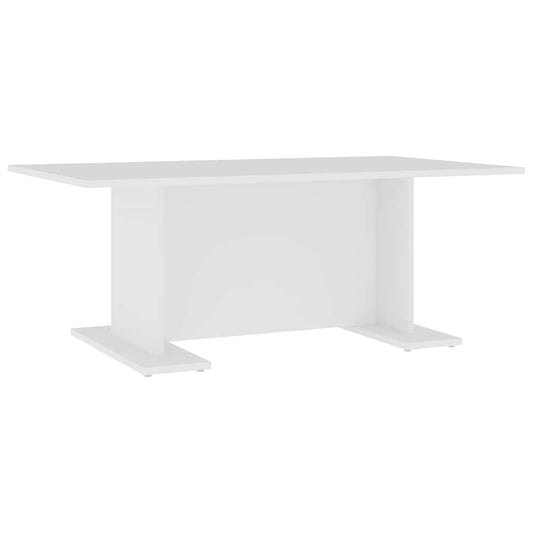 Coffee Table | White | Engineered wood | 103.5 x 60 x 40 cm | Modern