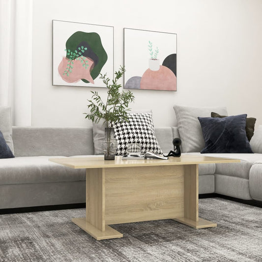 Coffee Table | Sonoma Oak | Engineered Wood | Medium | Modern