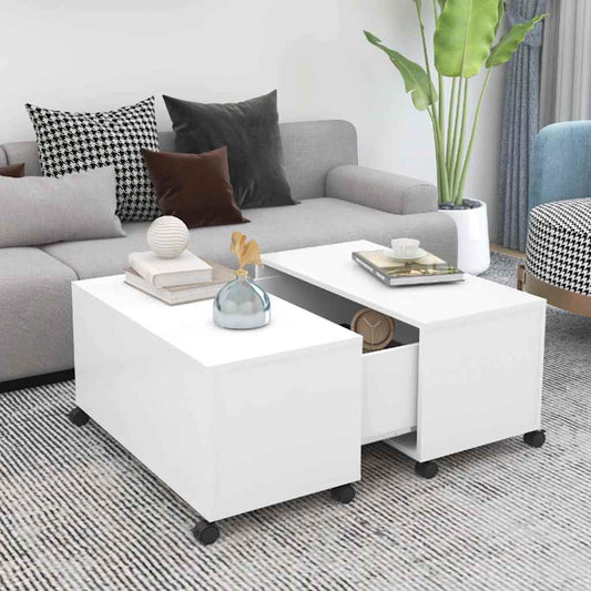 Coffee Table | White | Engineered wood | Medium | Extendable