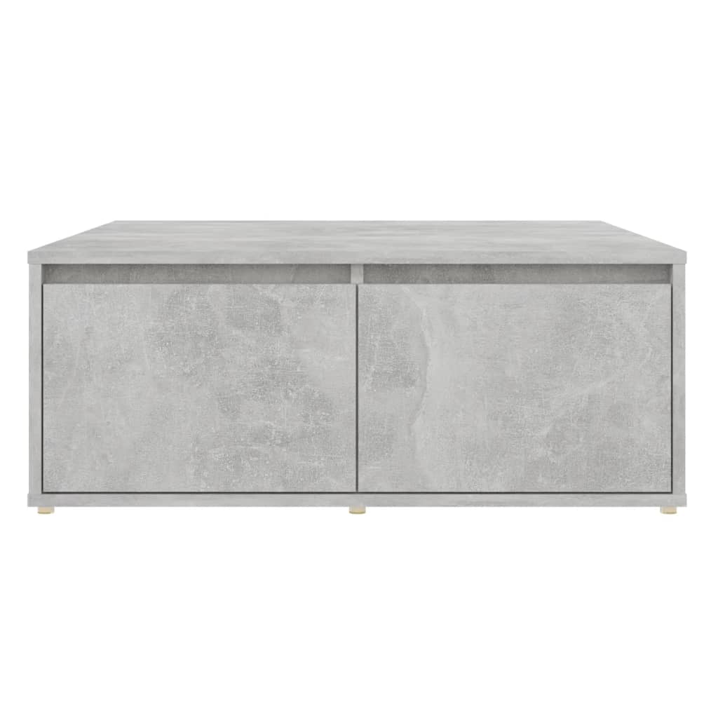 Coffee Table | Concrete grey | Engineered wood | 80cm x 80cm