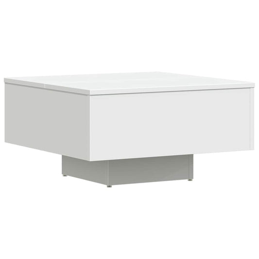 Coffee Table | White | Engineered Wood | 60 cm x 60 cm x 31.5 cm