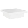 Coffee Table White 90x90x28 cm Engineered Wood
