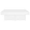 Coffee Table White 90x90x28 cm Engineered Wood