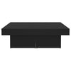 Coffee Table Black 90x90x28 cm Engineered Wood