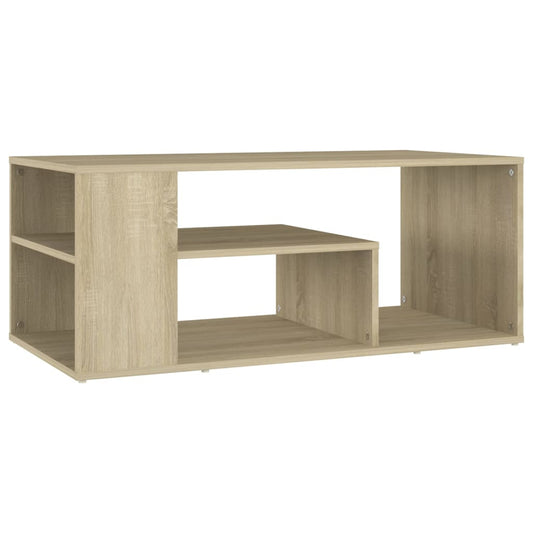 Coffee Table | Sonoma oak | Engineered wood | 100x50x40 cm | Coffee Table