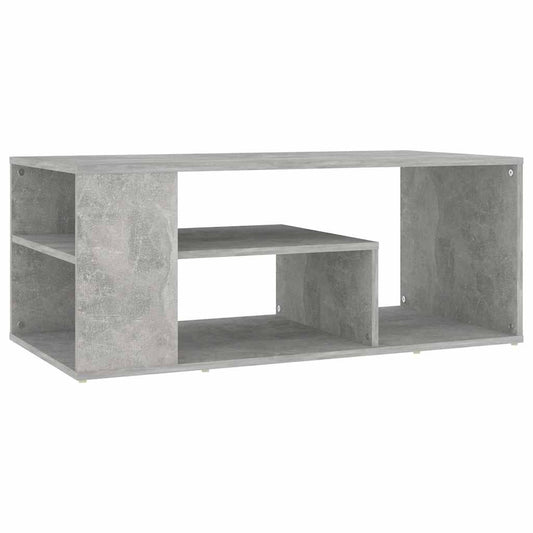 Coffee Table | Concrete grey | Engineered wood | 100x50x40 cm