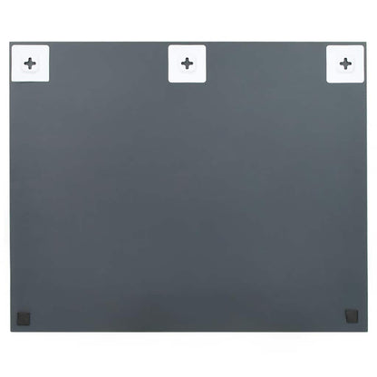 Wall Frameless Mirror with LED Lights Rectangular Glass