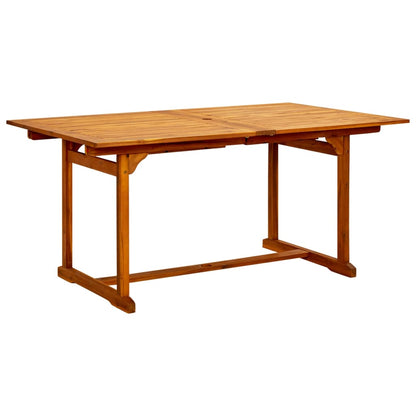 Garden Dining Set | Natural Wood | Solid acacia wood | Large | Extendable