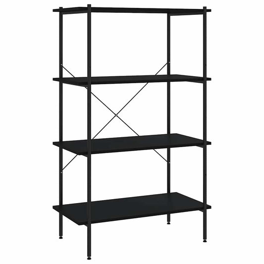 Shelving Unit | Black | Engineered wood, steel | Standard | Shelving Unit