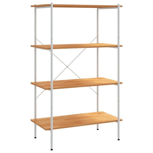 Shelving Unit | White and Oak | Engineered wood, Steel | Medium