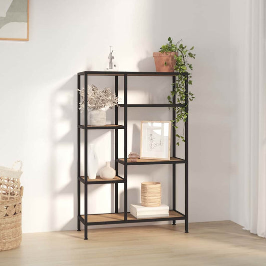 Book Shelf | Light brown and black | Engineered wood, Steel