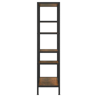 Book Shelf 80x30x120 cm Steel and Engineered Wood