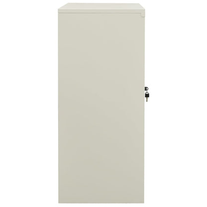 Office Cabinet | Light grey | Steel, tempered glass | Standard