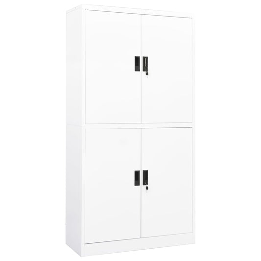 Office Cabinet | White | Steel | Large | Locks | Office Cabinet