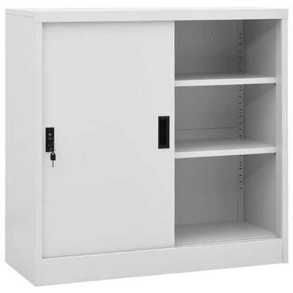 Office Cabinet | Light grey | Steel | Medium | Locks | Office Cabinet