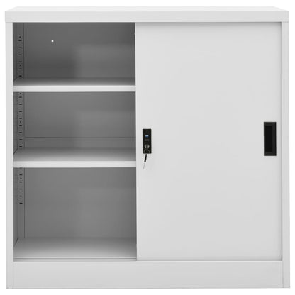 Office Cabinet | Light grey | Steel | Medium | Locks | Office Cabinet
