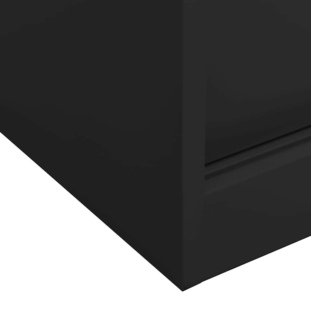 Office Cabinet Anthracite Steel 35.4x15.7x35.4 in Office Cabinet