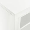 Sliding Door Cabinet White 90x40x90 cm Steel