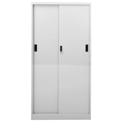 Office Cabinet | Light Grey | Steel | Large | Office Cabinet