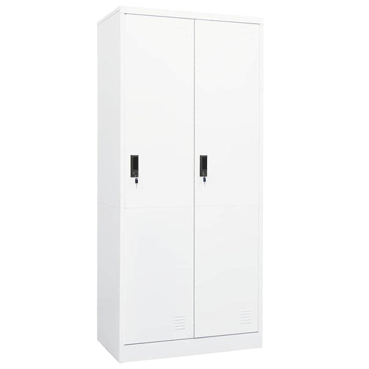 Wardrobe | White | Steel | Large | Wardrobe | Rectangular | Modern