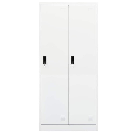 Wardrobe | White | Steel | Large | Wardrobe | Rectangular | Modern